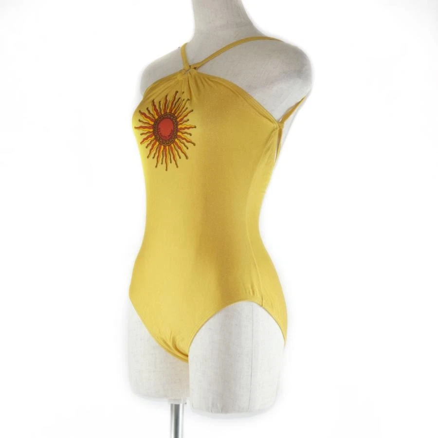 Traje de baño Hermes Nylon x Poliuretano Material Color dorado talla 40 para damas Foto 2 de 4