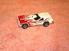 AFX Vega Funny Car Slot Car White W Red Flames
