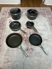 Various Calphalon Nonstick Cookware Pots/Pans/Saucers in Good Shape!!