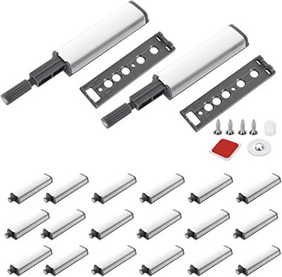 20Pack Push to Open Door Catch, Heavy Duty Touch Latch, Magnetic Push Latches Ki