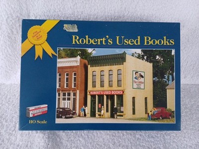 Walthers 933-3615 Robert's gebrauchte Bücher HO Scale Gebäude NEU Modellbausatz versiegelte Verpackung