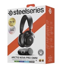 SteelSeries Arctis Nova Pro Omni Wireless Bluetooth Over-Ear Headset Black