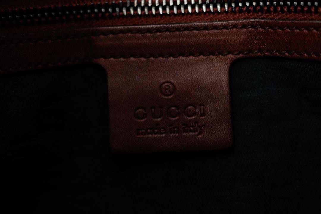 バッグ GUCCI Tom Ford Era 2002FW leather bag Gucci Tom Ford Era 2002FW Leather Bag Red Brown Calfskin