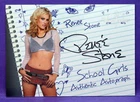 BenchWarmer 2006 Ser. 2 Renee Stone Authentic School Girls Autograph Insert #21