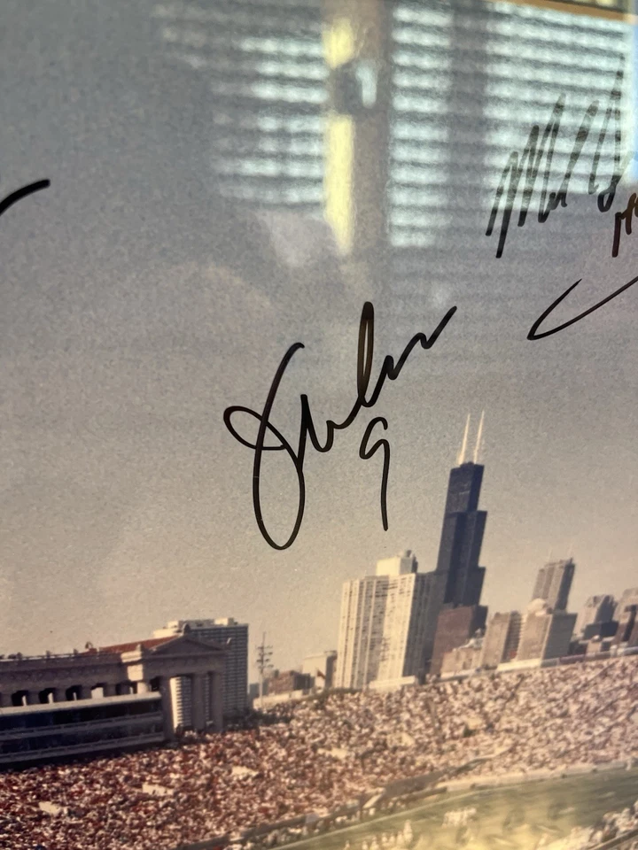 芝加哥熊队 1985 年超级碗冠军印刷版签名编号施泰纳真品证明 — 第 4/4 张图片