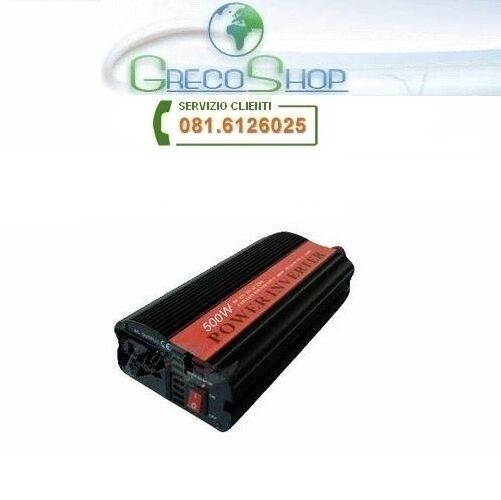 Inverter Auto 500W 12V a 220V: Energia Portatile per il tuo Fai-da-te