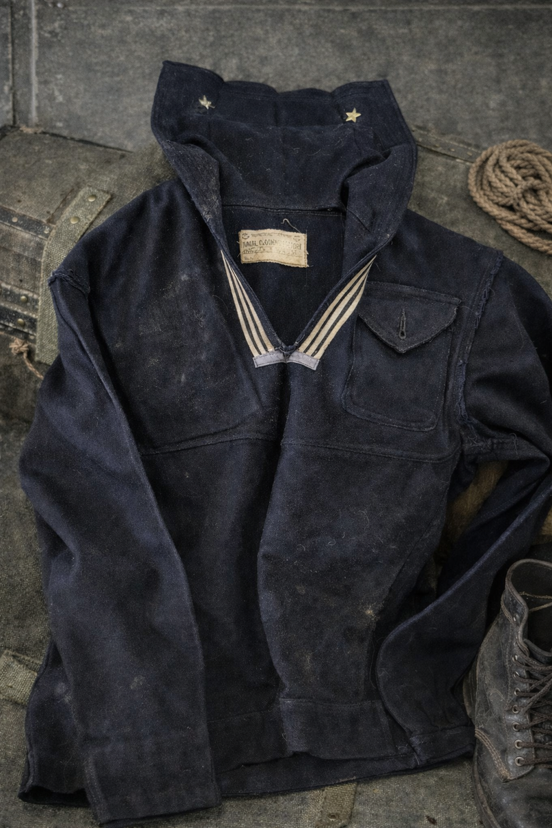 Vintage US Sailors Naval Clothing Factory Navy Coat Jacket Uniform Vintage US Sailors Naval Clothing Factory Navy Coat Jacket Uniform