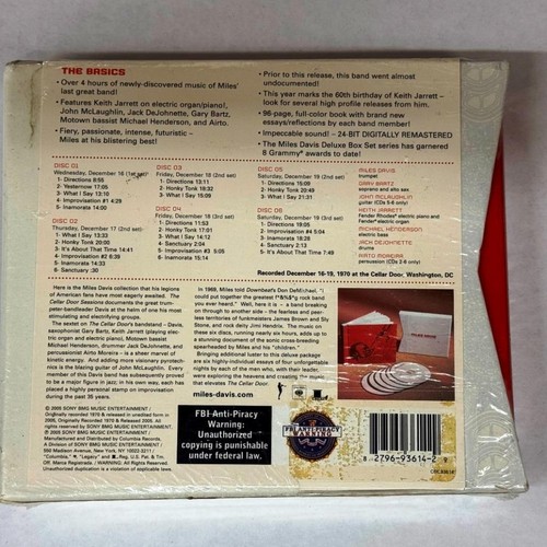 The Cellar Door Sessions 1970 Miles Davis 6 CD Box Brand New Factory Sealed Jazz - Foto 2 di 2