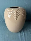 Vintage McCoy Art Pottery Vase in Peach 458 on bottom Made in USA 13" High ssc