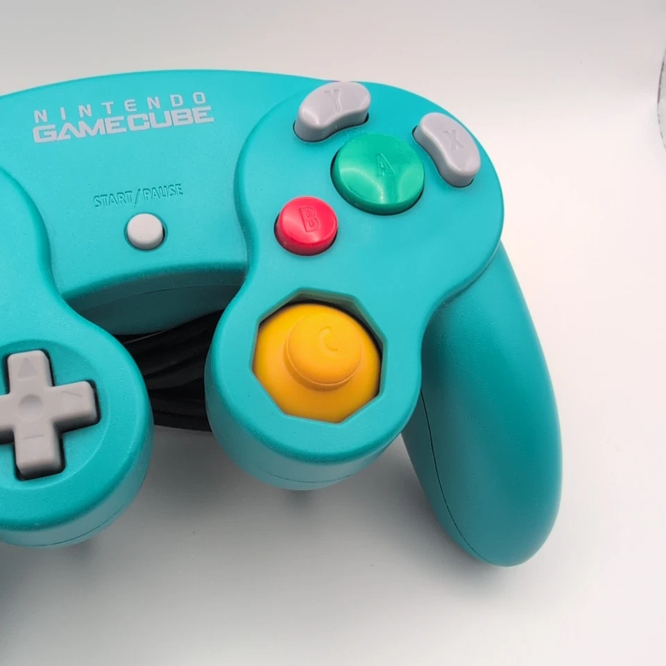 Nintendo Gamecube Controller Emerald Blue DOL-003 OEM Official Genuine Boxed - Image 3 of 4