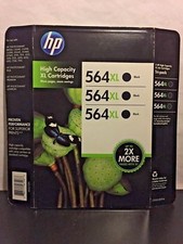 HP 564XL Black Inkjet Cartridge -3pk - EXP: *March - 2015* #E-1