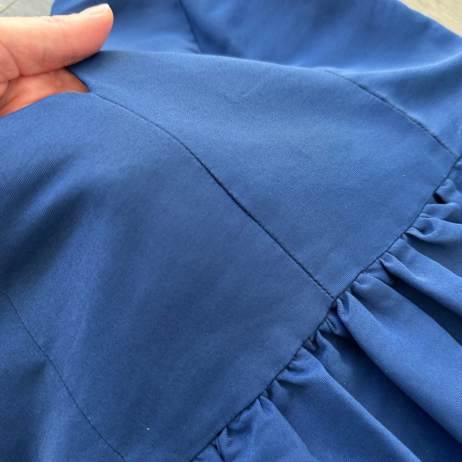 Sachin & Babi Katrina Gown Blue Maxi Dress Bow - Size 2 XS