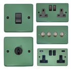 G&H Sage Green CSGB Light Switches, Plug Sockets, USB, Dimmers, Toggle, Cooker