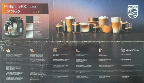 Philips EP5447/90 Kaffeevollautomat, 12 Kaffeespezialitäten, LatteGo - NEUWARE - Bild 3 von 3