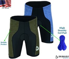 New Mens Cycling Shorts 3D Gel Padded Road Cycling MTB Breathable Bicycle Shorts