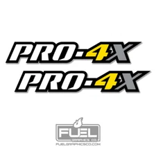 For Nissan Titan PRO-4X Pickup Premium Vinyl Decal 2-pack - 18" x 2.75"