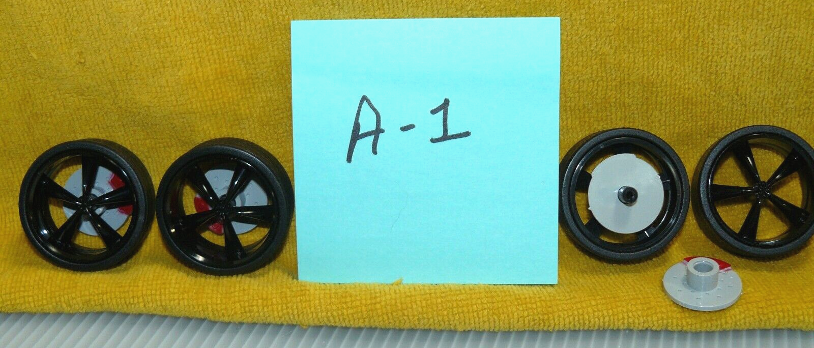 1/18   A-1 set of custom wheels , to interchange or for display-image