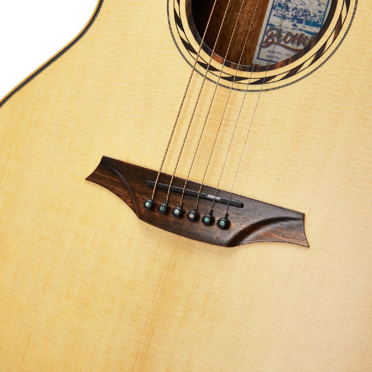 Electric Acoustic Guitar Bromo BAT2CE Auditorium Natural