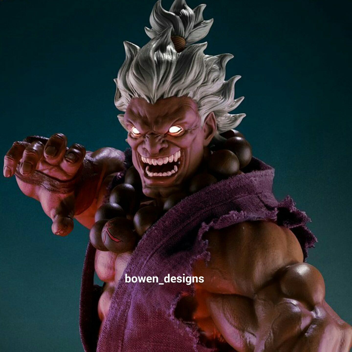 Street Fighter Mixed Media Statue 1/4 Akuma Ultimate Exclusive 58 cm  Cartoon Doll Toys