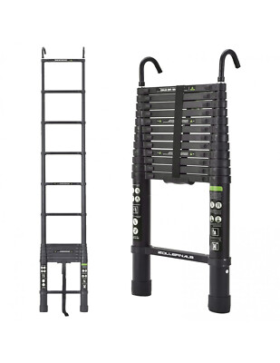 Zollernalb Monkey ZM380 - 3,8m Teleskopleiter, Anlegeleiter Stehleiter, 150 kg