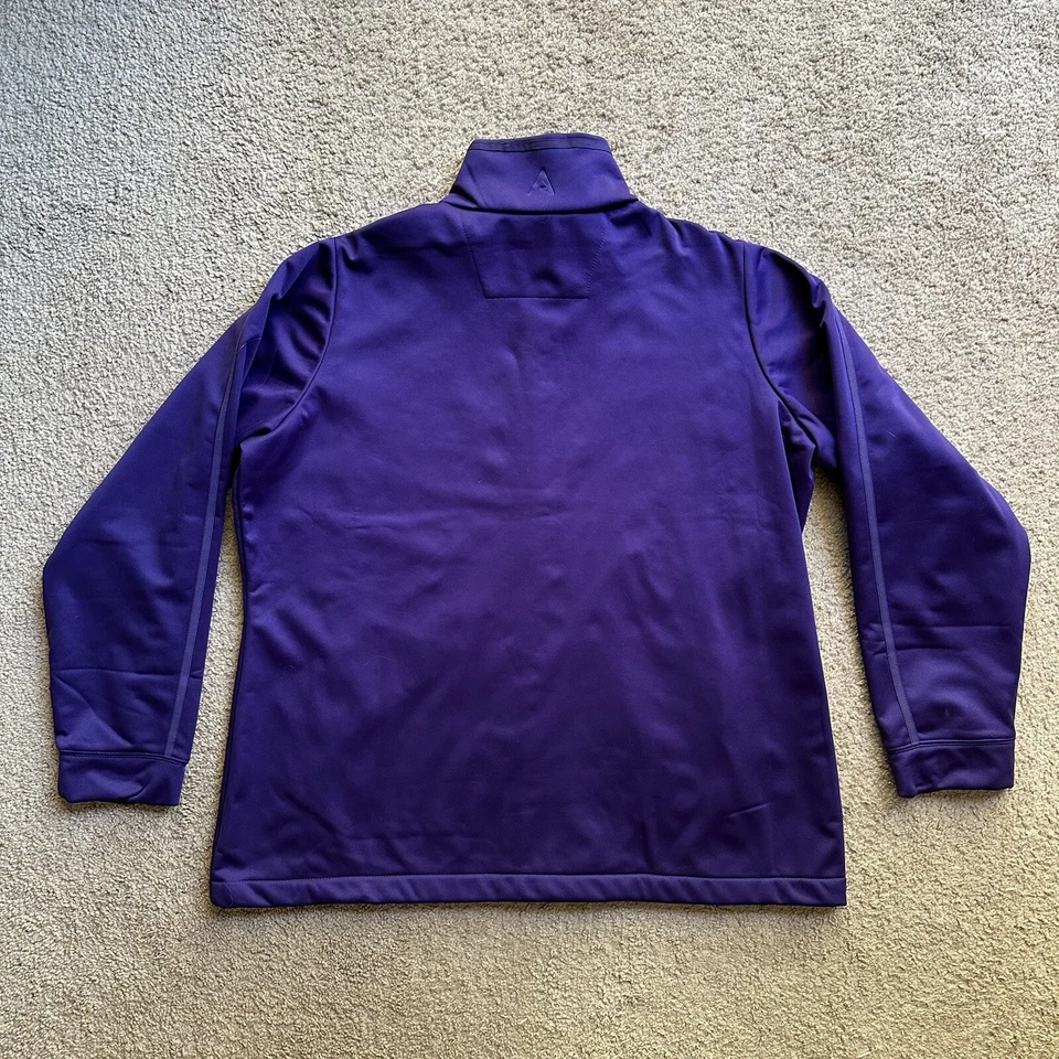 Foxwoods Jacket Womens 2XL Full Zip Antigua Lightweight Purple 25 Years Proud - Image 2 of 4