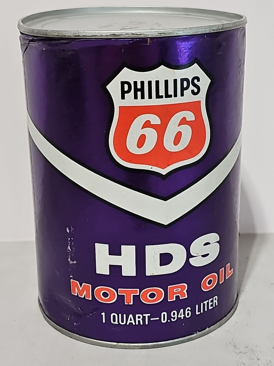 Vintageオイル缶　 クエーカーステート　 フィリップス66 ヴィンテージ Phillips 66 オイル缶 - アンティーク、ビンテージ