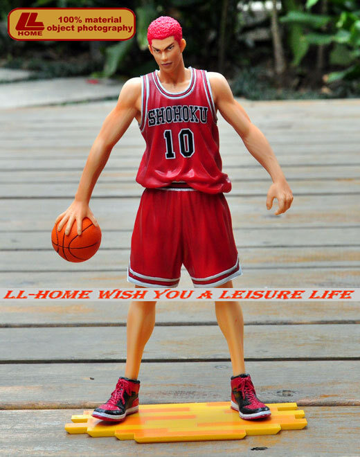 SHOHOKU 10 バスケットボールフィギュア Anime Slam Dunk Shohoku # 10 Sakuragi Hanamichi 10
