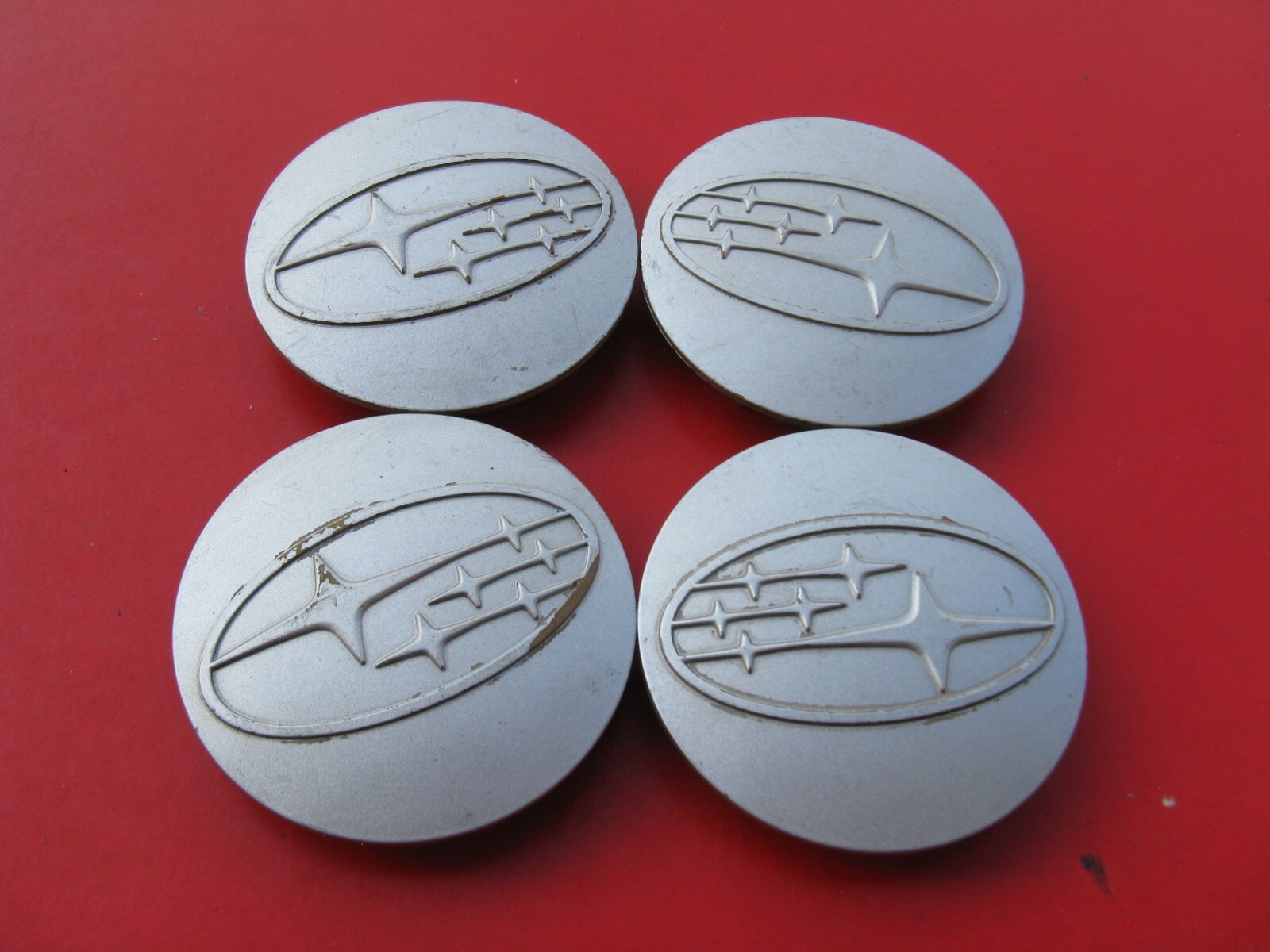 SUBARU LEGACY OUTBACK FORESTER WRX 4 WHEEL RIM HUB CAP HUBCAP CENTER