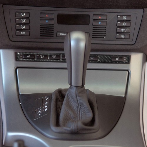 For BMW X5 E53 2000-06 Carbon Fiber Interior Seat Heated Control Cover Trim - Picture 3 of 12