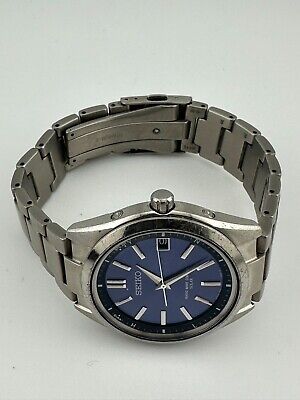 Seiko Brightz Blue Dial Titanium Solar Radio Wave Quartz Seiko Brightz Blue Dial Titanium Solar Radio Wave Quartz