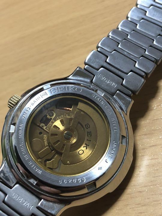 SEIKO セイコー AGS 裏スケ 7M42-6A10 AT/自動巻 腕時計 SEIKO セイコー AGS 裏スケ 7M42-6A10 AT/自動巻 腕時計 - メルカリ