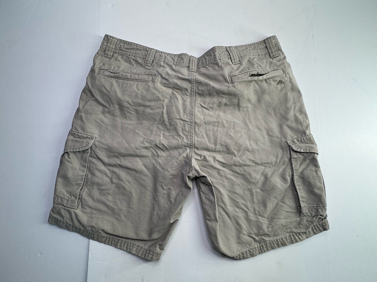Ridgecut Cargo Shorts Mens 40 Gray Workwear Flat Front Work