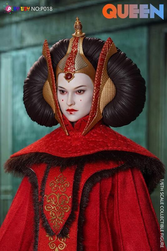PLAY TOY P018 1/6 Star Wars Queen Amidala 12''Female Action PLAY TOY P018 1/6 Star Wars Queen Amidala 12''Female Action