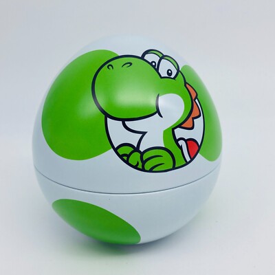 Super Mario Bros Yoshi Egg Tin Box Nintendo World UNIVERSAL