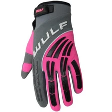 Wulfsport Adult Motocross Shadow Gloves MX Off Road Motorcross Glove Pink