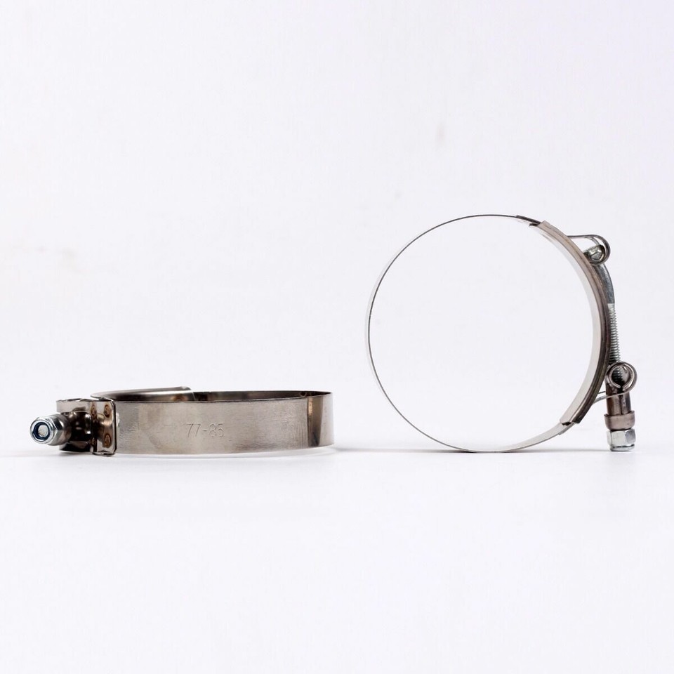 6 Piece T Bolt Hose Clamps 6-Pack Stainless Steel – 2.5 Inch O.D., For Turbo Intake & Silicone Hoses T-bolt Hose Clamps - Foto 4