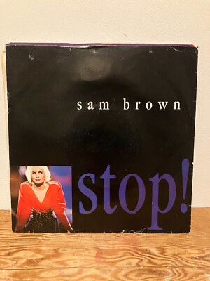 Sam Brown - Stop! - Classic Eighties UK Pop 7'' vinyl record