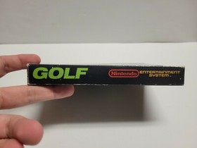 Golf (Nintendo Entertainment System, 1985) NES Black Box Complete CIB Hangtab
