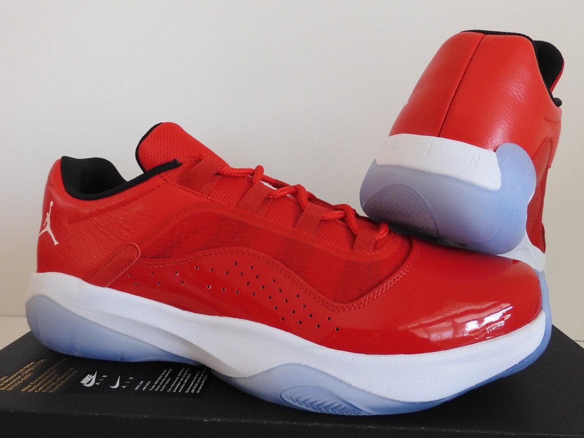 NIKE AIR JORDAN 11 CMFT LOW UNIVERSITY RED-WHITE-BLACK SZ
