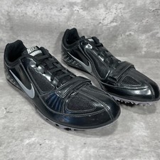 Nike Zoom Rival S Track  Field Running Sneakers Spikes Black Men's Size 9