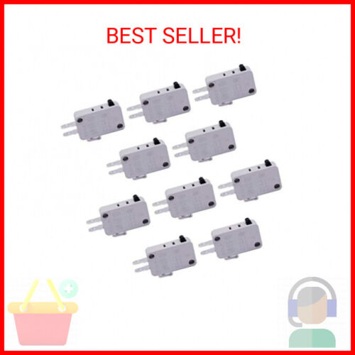 TWTADE / 10pcs Universal Microwave Door Oven Freezer Micro Limit Switch Series A