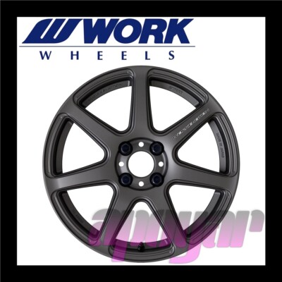 WORK EMOTION T7R WHEEL (1pcs) 16 inch 6.5J 48 100 4H Matte Carbon 