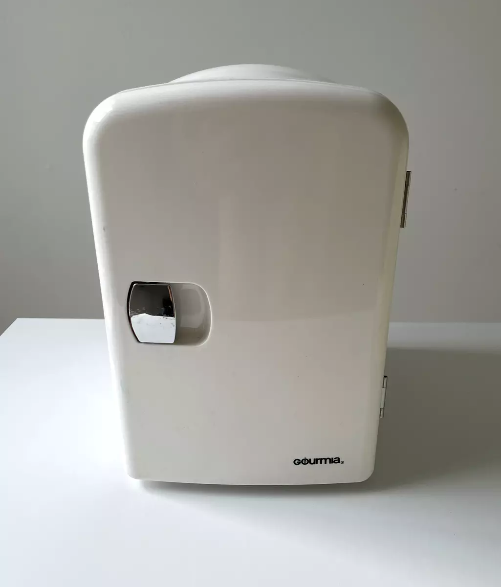 White mini fridge By Gourmia 6 Can Mini Fridge eBay