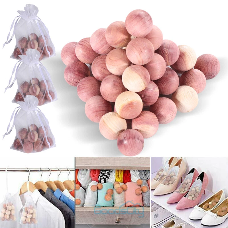 Блоки из кедра для хранения одежды, 100% натуральный ароматический красный для шкафов 50 шт. - Изображение 3 из 4