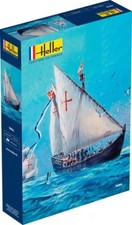 KIT MODELLINO BARCA NAVE CARAVELLA STATICO HELLER NINA MODELLISMO SCALA 1:75