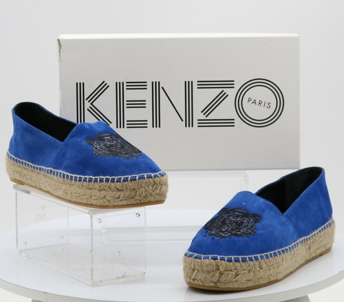 ALPARGATAS DE TIGRE DE GOMA EMBELLECIDAS DE GAMUZA KENZO PRECIO DE VENTA SUGERIDO POR EL FABRICANTE £ 225 C | eBay