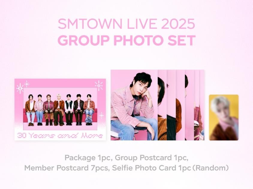 SMTOWN LIVE 2025 OFFICIAL GOODS NCT 127 GROUP PHOTO SET +