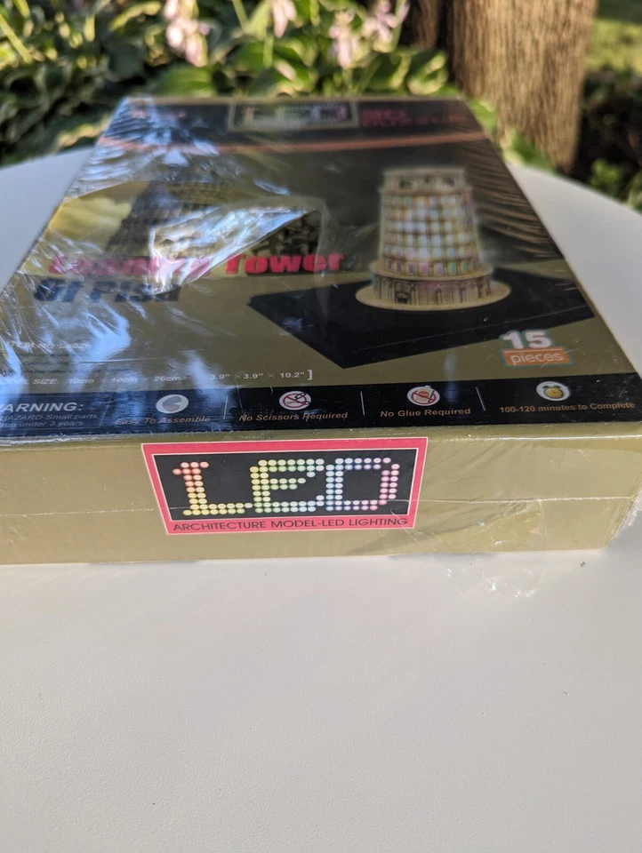 CubicFun L502H Led Leaning Towers of Pisa Puzzle 15 Pieces - Brand New Sealed - Image 4 of 4