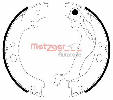 MAXGEAR HANDBREMSBACKEN SATZ HINTEN Passend Für HYUNDAI ACCENT KIA
