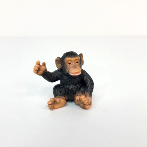 Schleich Chimpanzee Male Father and Baby Monkey Wildlife Figurines Set of 2 - Picture 8 of 14